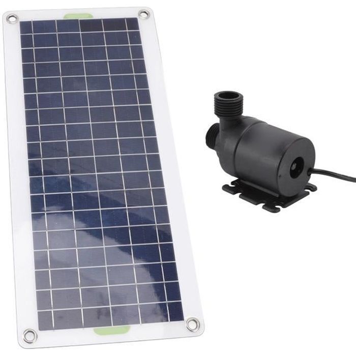 Kit De Pompe à Eau Solaire 10W – Panneau Solaire Double Face – Idéal Pour Aquarium, Fontaine Ou Petit Bassin De Jardin - 10