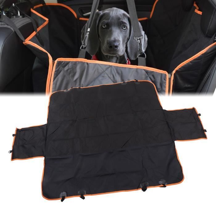 Housse De Siège Auto Imperméable 2-en-1 écossais Rouge - Protection Anti-tâches Pour Chien, Chat, Enfants - Lavable En Machine, Compatible Nombreux Véhicules