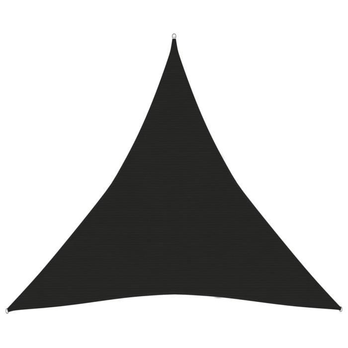 Voile D’ombrage Triangle -3x3x3cm – Polyester – Noir main image 0