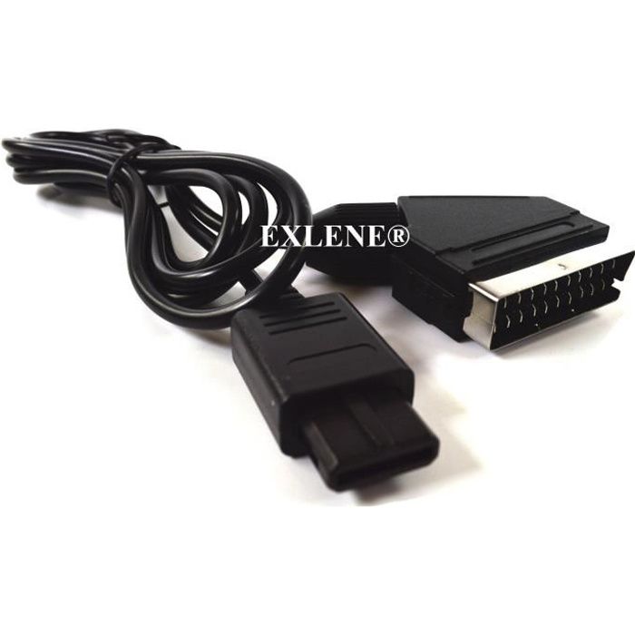 Link-e : cable peritel RGB de 3m avec contacts dorés pour console de Link-e : cable peritel RGB de 3m avec contacts dorés pour console de