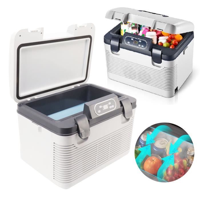 Mini Frigo Voiture 7,5 L - Refroidissement Rapide 12V - Idéal Voyage
