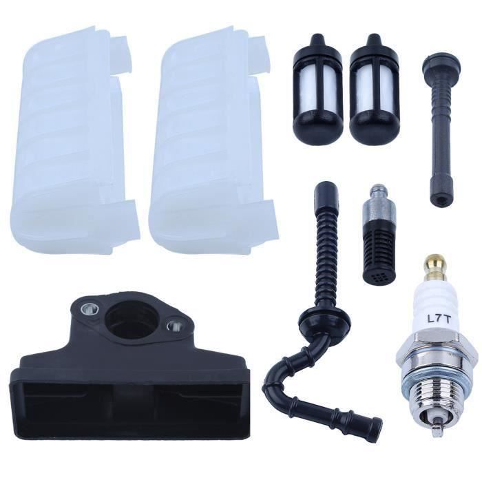 Kit Bougie + Filtre à Carburant + Conduites Pour Tronçonneuse Stihl 08 S10 TS350 TS360 – Référence 1108 358 7702