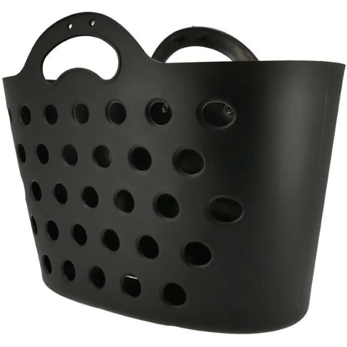 Panier pour vélo HAPO-G Trendy One fixation porte-bagages noir