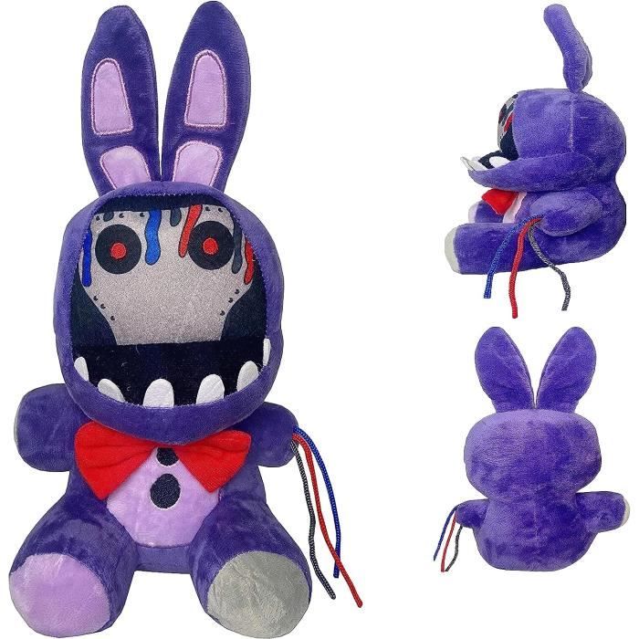 FNAF Withered Purple Bunny Peluches, 8 po FNAF Security Breach Bonnie Doll  (Withered Purple Bunny) - Cdiscount Jeux - Jouets