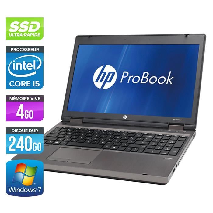 Top achat PC Portable HP ProBook 6560B - 15,6'' -Core i5 -8Go -240Go SSD pas cher