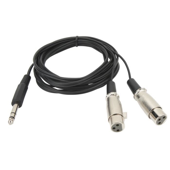 3 M)Câble USB C Vers XLR Femelle Câble De Microphone De Type C Tressé En -  Cdiscount TV Son Photo