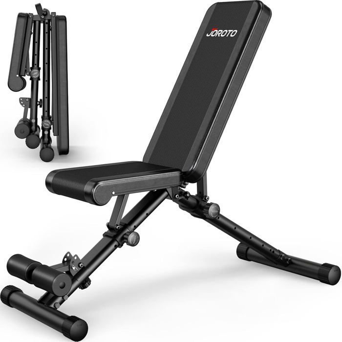 JOROTO MD35 Banc de musculation Pliable 3 en 1 -