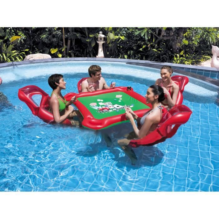 Gonflable Table un et chaise(lit) quatre jeux de piscine jeux de