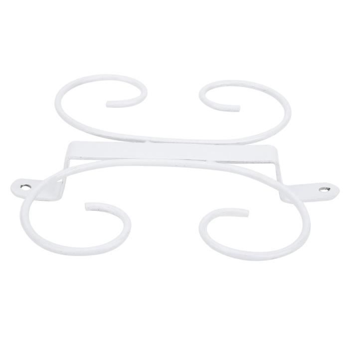 Support Cintre Verres à Vin Sous Armoire - Porte Verres Pied Blanc - Gain De Place Cuisine