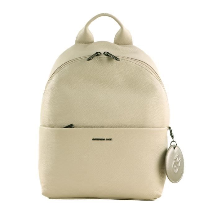 Sac à Dos Cuir Mandarina Duck Mellow - Couleur Iron (bleu) - 100% Cuir