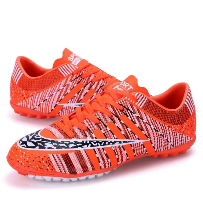 Hommes Crampons De Football Boot Orange Cdiscount Sport Hommes Crampons De Football Boot Orange Cdiscount Sport