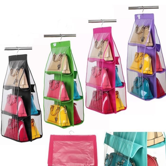 Organisateur De Sac à Main En Feutre – 26x13x20 Cm – Poches Multiples – Pour Tote Bag Et Sacs Bandoulière - 9