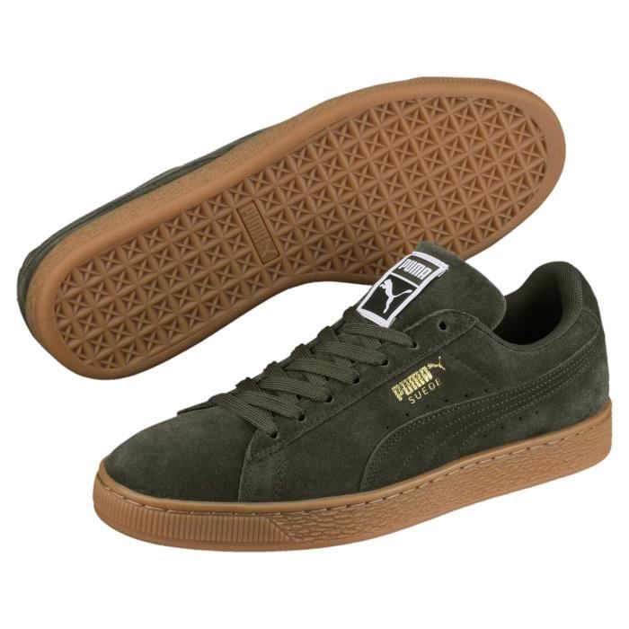 puma suede classic forest green