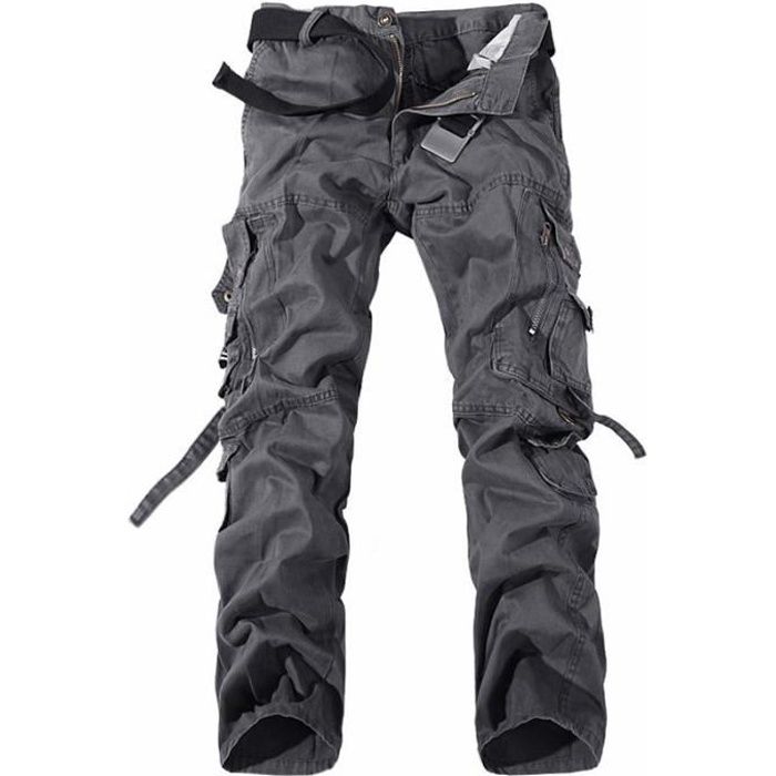 pantalon multipoche homme