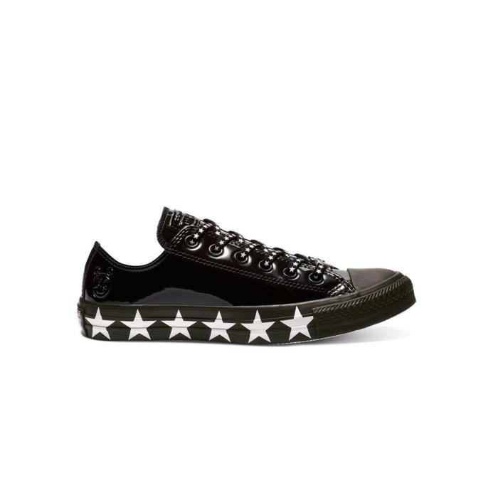 Baskets - CONVERSE - CTAS OX BLACK/WHITE/BLACK - Femme - Noir - Lacets