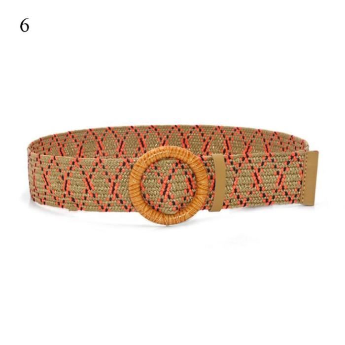 Ceinture Homme En Cuir Marron Style Western Avec Concho 38mm Et Boucle