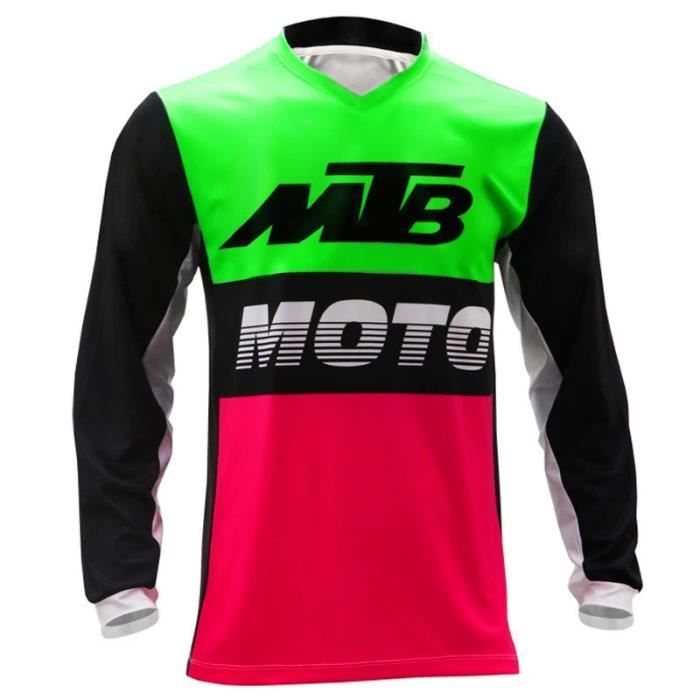 Maillot de cyclisme de montagne pour hommes maillot de cyclisme à manches longue