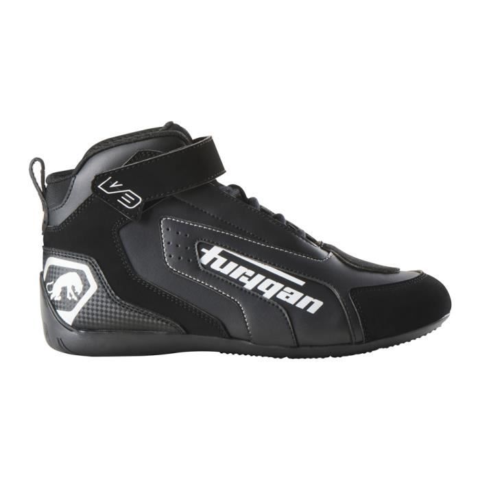 Chaussures moto femme Furygan V3 - noir/blanc - 39