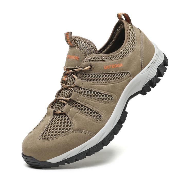 Chaussures De Randonnée Homme Imperméables - Trekking, Escalade, Sport Outdoor - Semelle Antidérapante - Confort Amorti