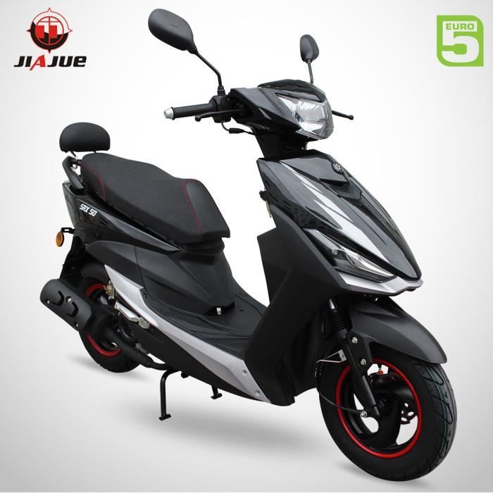 Scooter 50cc 4T SRX 50 JIAJUE / Noir & Gris