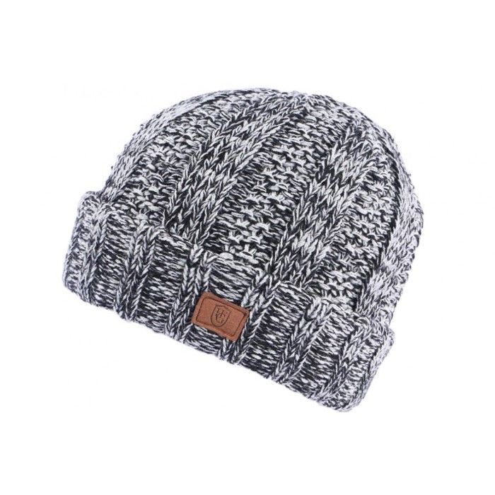 Gros Bonnet Noir et Beige en laine Homme et Femme Double Polaire Dyston -  Taille unique - Noir - Cdiscount Prêt-à-Porter