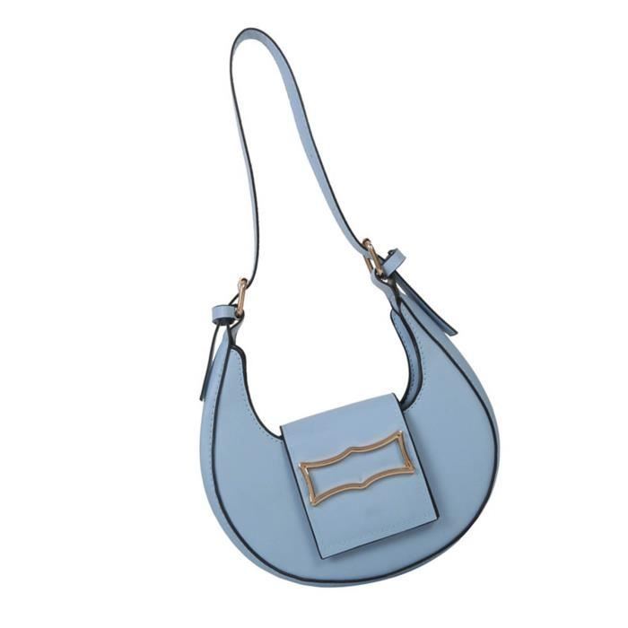 Set De 3 Sacs Femme Bleu Clair : Sac à Main, Bandoulière Et Similicuir - Élégant, Fermeture éclair, Neuf Avec étiquettes