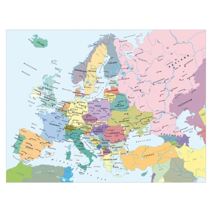 Puzzle 300 Pièces Carte De Leurope En Hollandais