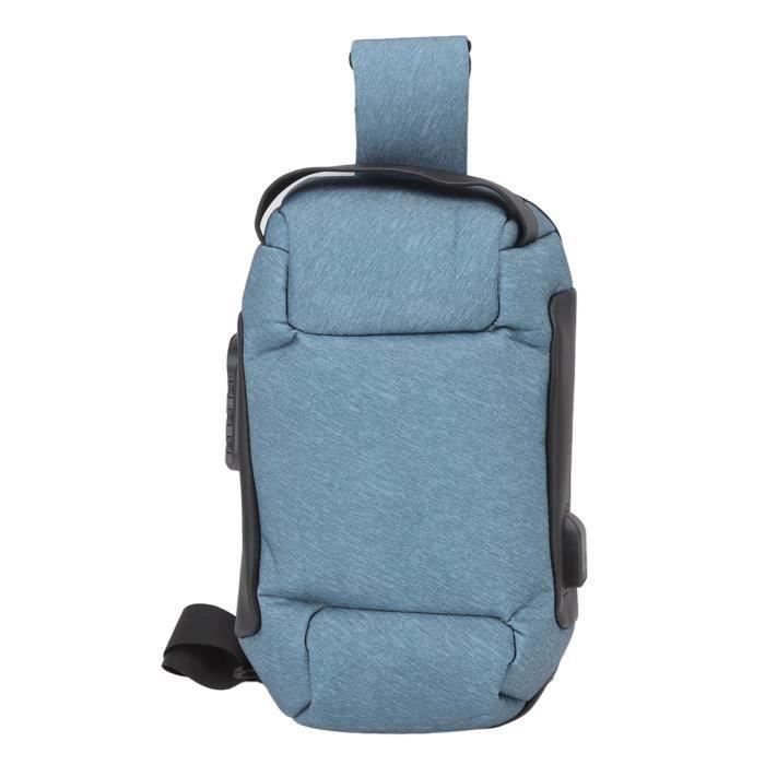 Petit Sac Avec Serrure 3 Chiffres - Pochette Anti-Vol Étanche Pour Voyage, Gym Et Camping