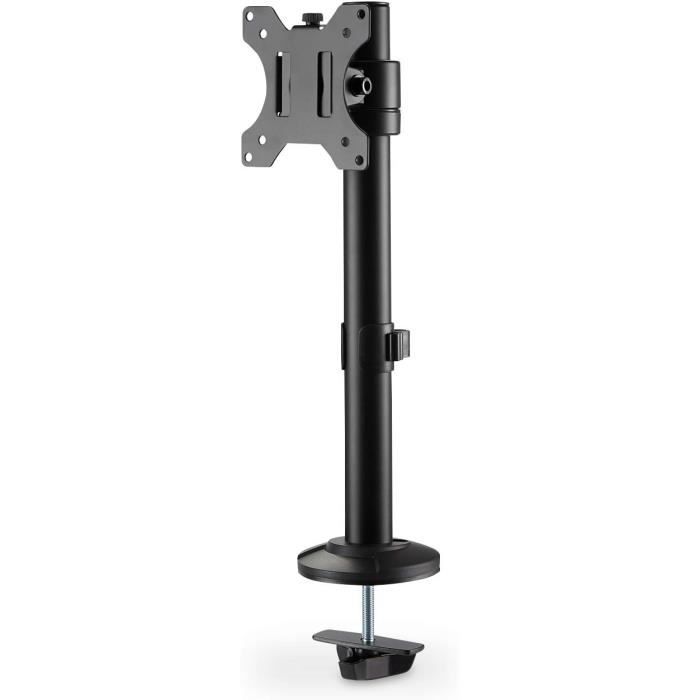 Support écran Sur Pied – Pour 1 Moniteur Jusqu’à 32″ – VESA 75×75 – Noir – NEUF