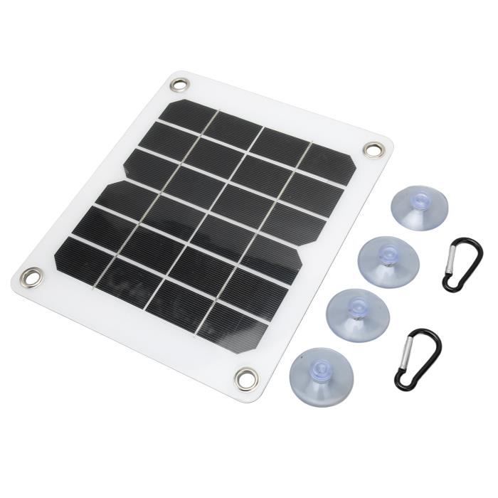 Panneau Solaire Monocristallin Portable 20W PHO-2000 - IP65, Pour Camping, Jardin !