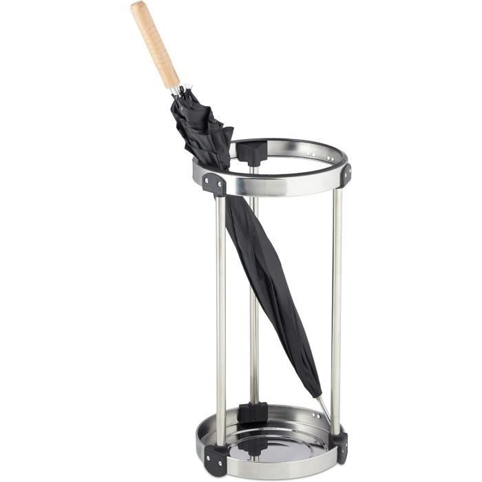 Porte-parapluie Pour Entrée – Noir, Design Moderne, Dimensions 20,5x50 Cm, Neuf