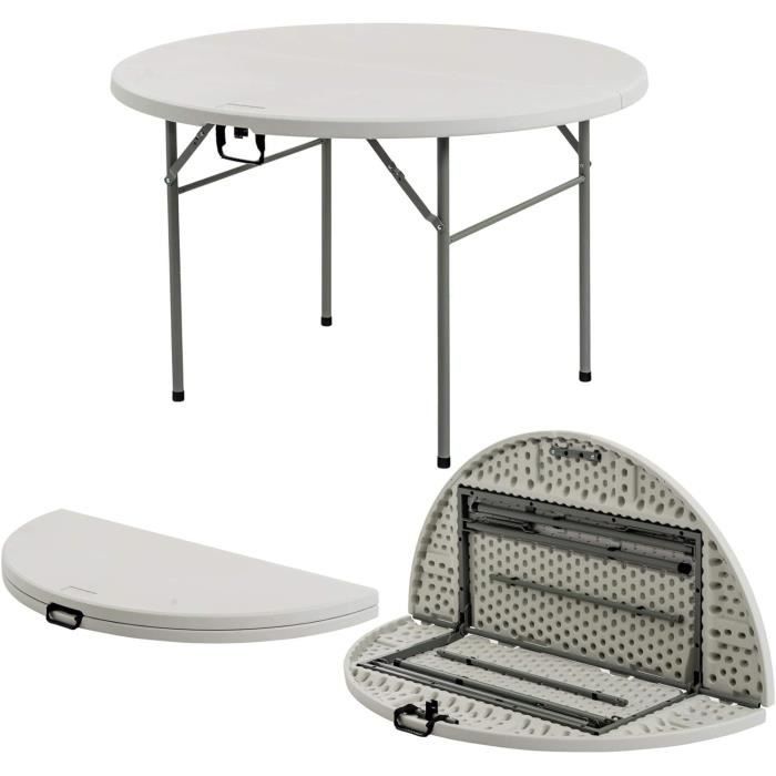 Table Pliante Heavy Duty 6 Feet - Camping Buffet Mariage Fête Jardin Marché Extérieur