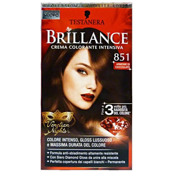 Colorant Capillaire Testanera Brillance Intense - 878 Duetto Brun/Rouge - Crème Temporaire Neuf