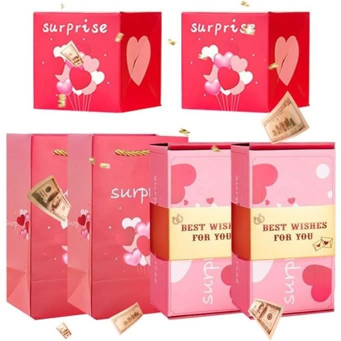 Surprise Gift Box, Boîte Surprise, Boîte Pop-Up, Boîte À Explosion