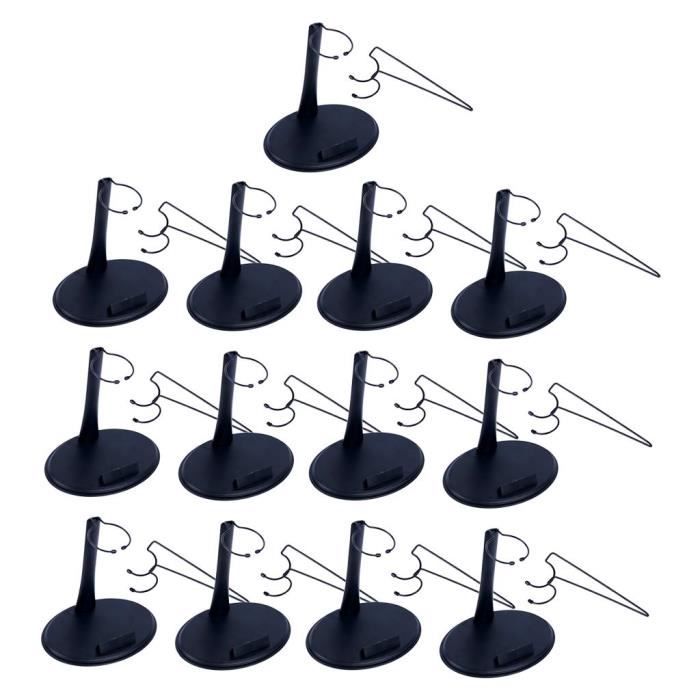 Support Figurine 1/6 Type C – Pour Figurines D’action 12 Pouces – Noir – Présentation Collection, Photos - 2