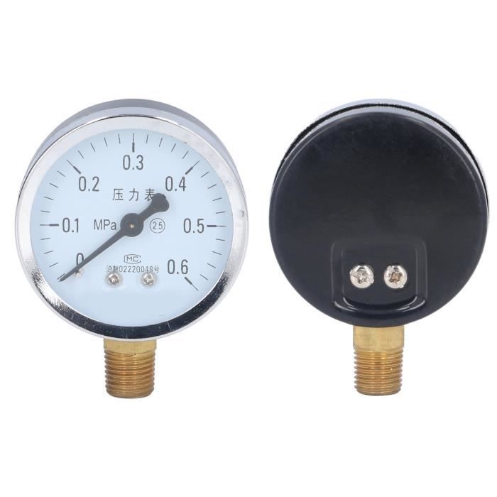 Jauge De Nettoyeur Haute Pression, 0-3750Psi Coque En Métal Manomètre