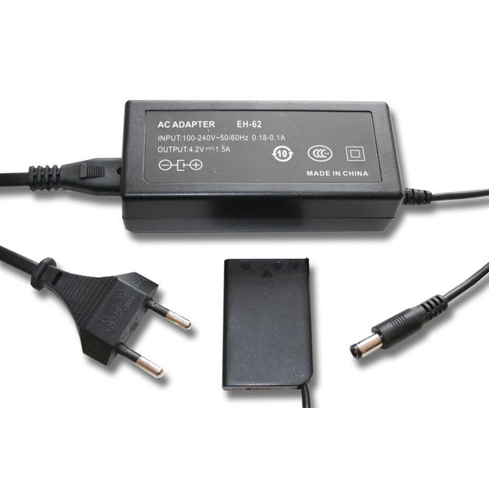 Vhbw Alimentation compatible avec Nikon Coolpix P5100, P520, P510