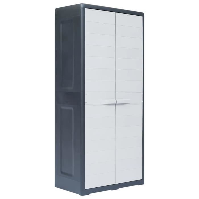 Vidaxl Armoire De Rangement De Jardin Xl Plastique 78x46x175 Cm Achat Vente Armoire De Chambre Vidaxl Armoire De Rangement Soldes Sur Cdiscount Des Le 20 Janvier Cdiscount