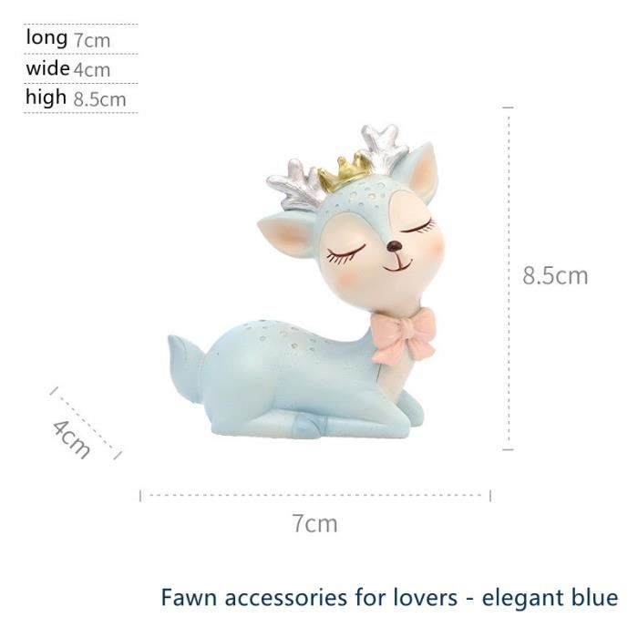 MoreChioce Ornement Lapin Résine – Figurine Mignonne Dessin Animé Pour Tableau De Bord Voiture Ou Déco Maison