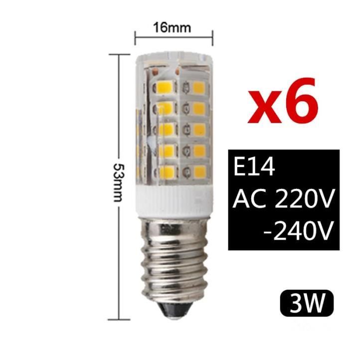 AMPOULE LED,3WWarm WhiteLampe LED E14 3W 5W 7W 220V 240V, ampoule de