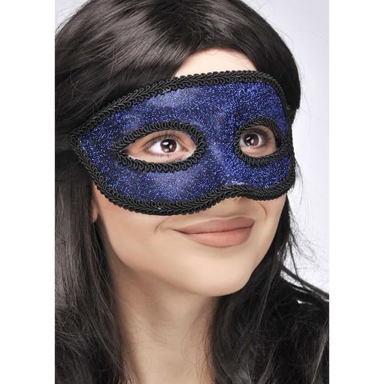 Masque bal masqué Glitter bleu - Cdiscount Jeux - Jouets