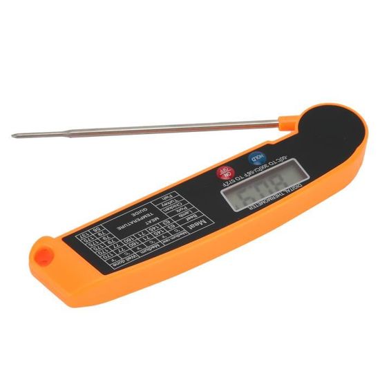 Thermomètre De Cuisine Orange Infrarouge-50 ~ 550 ° Cno Sans Contact BBQ  Domestique Viande, Lait Température Des Aliments