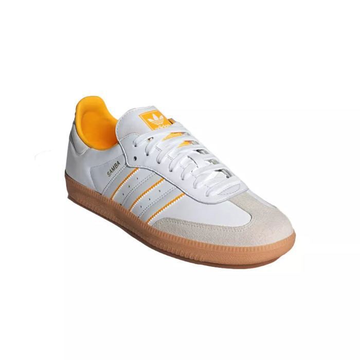 Basket adidas Originals SAMBA OG BLANC/JAUNE Cdiscount Chaussures