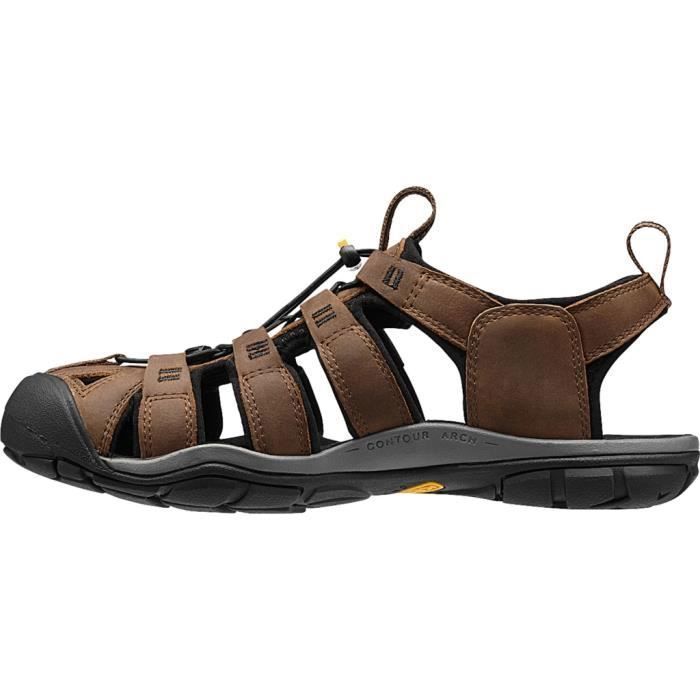 Emmanuela Sandales de pêcheur en cuir de style grec ancien pour homme, sandales faites à la main en cuir à bout ouvert pour hommes, chaussures d'été à