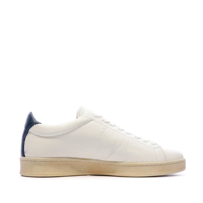 Chaussure cuir blanche homme sale