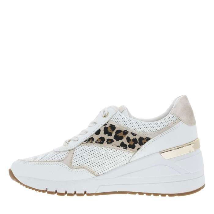A Compense Sneakers talon compensé haut Léopard - Cdiscount Chaussures
