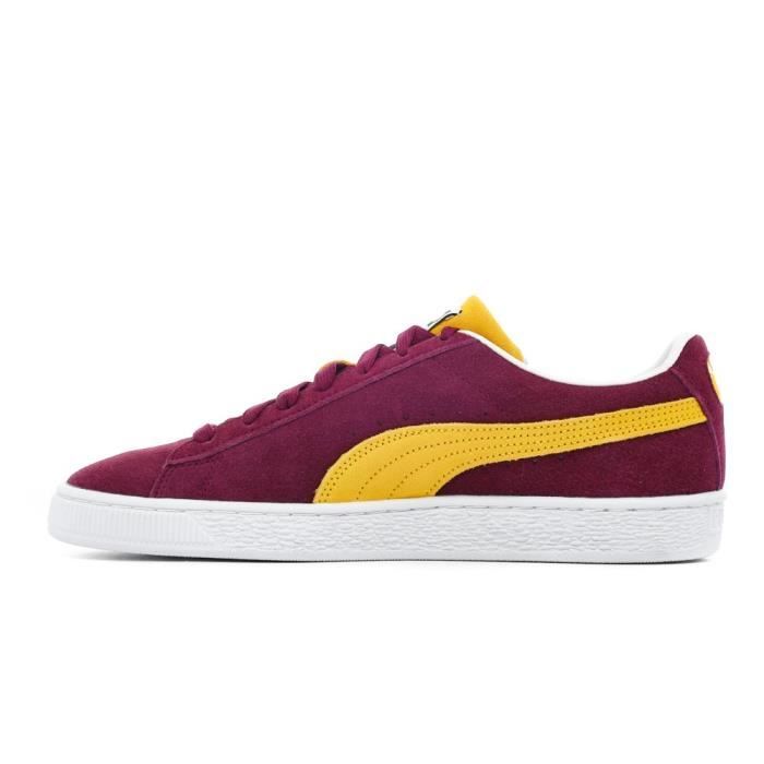 Puma suede violet jaune best sale