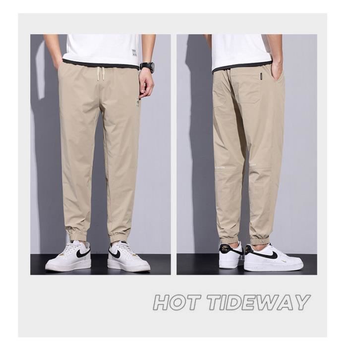 Pantalon Jogging Homme Polaire Hiver – Survêtement Chaud Doublé Sherpa, Cordon Réglable, Poches, Confort Ultime