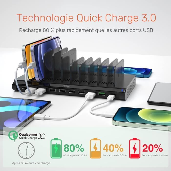 Station de chargement pour batterie portable CRITICAL QUAD