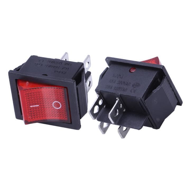 Lot De 2 Interrupteurs à Bascule 3 Positions ON-OFF-ON – Compatible Bruno Stair Lift SRE-1550/2000/2010/2750